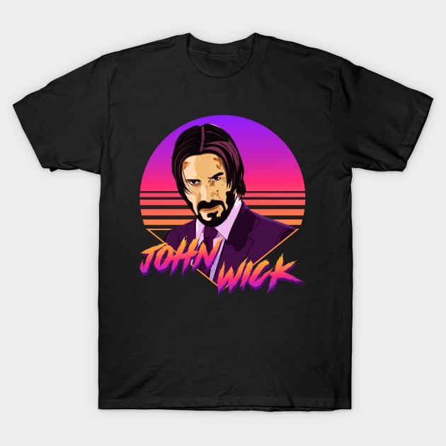 Retro John Wick T-Shirt by Polos